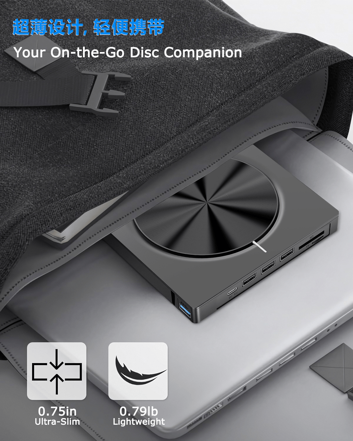 BluCore | Type-C Portable Disc Master