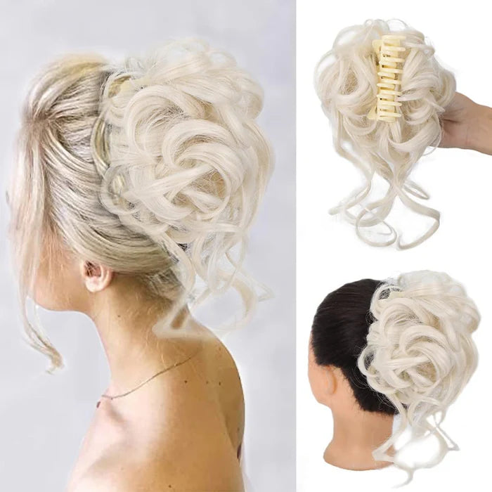 CurlGrip – Large Curly Bun Claw Clips