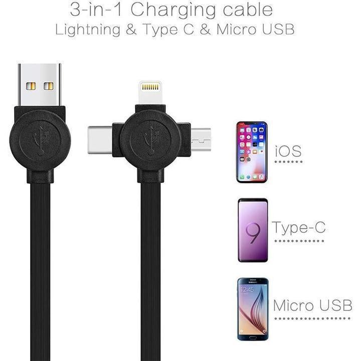 FlexiDock | 3-in-1 Retractable Charging and Phone Stand