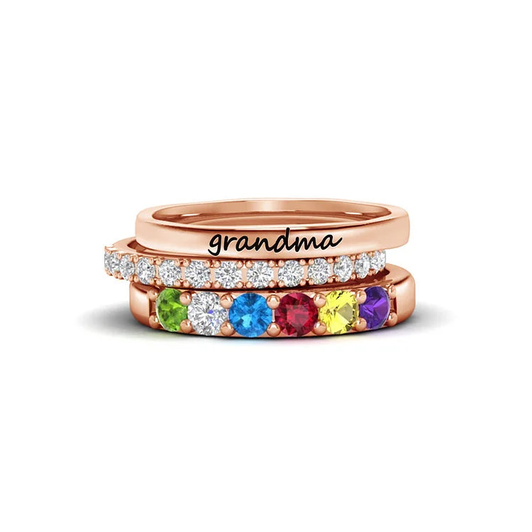 EternaGem – Custom Family Birthstone Ring
