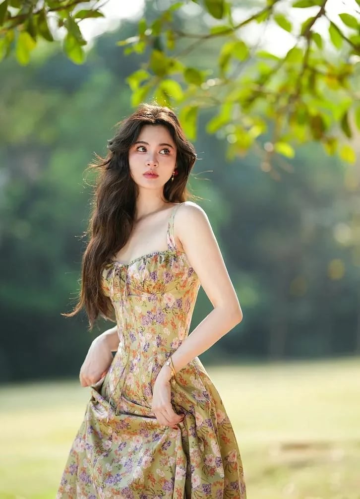 SummerMuse - Flared Skirt & Bustier Sundress