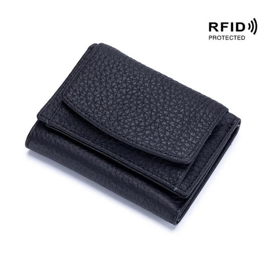 SafeHold – RFID Blocking Leather Mini Wallet
