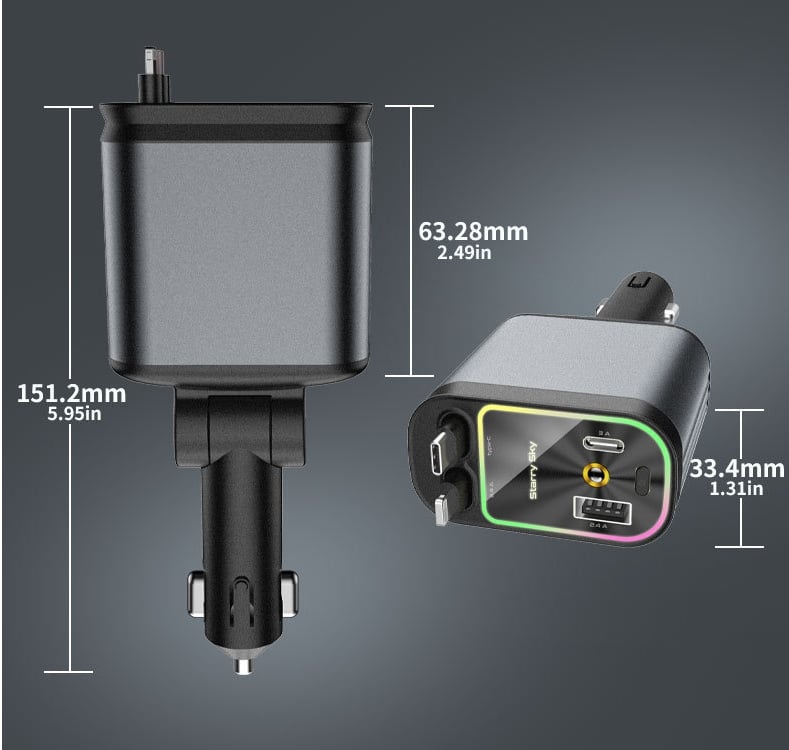 VoltMate | Ultimate 4-in-1 Car Charger