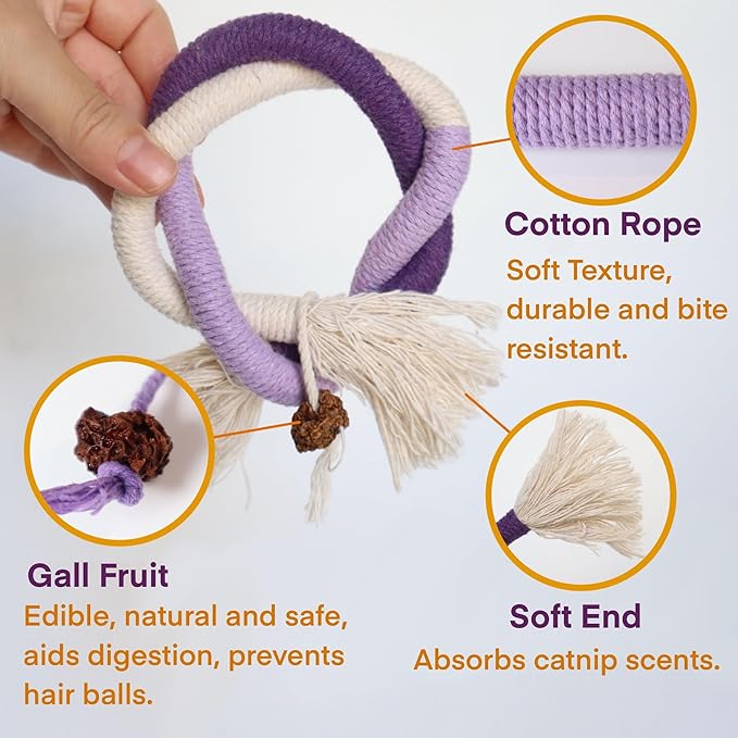 KittyTwist – Durable Cat Rope Toy