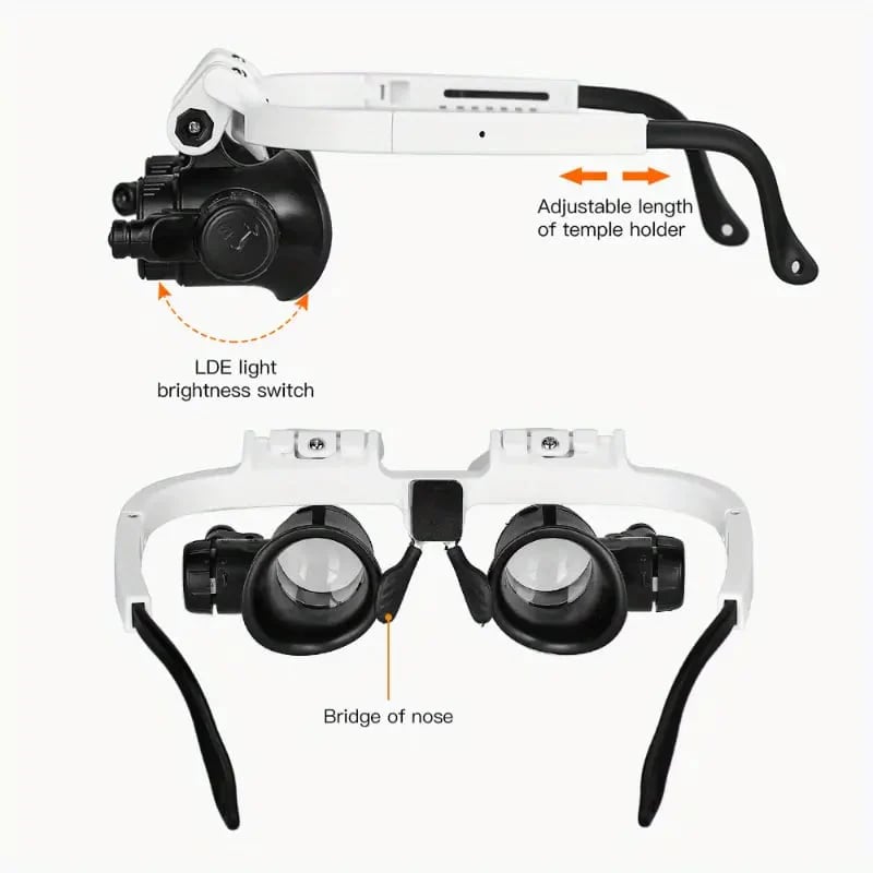 MagnifyPro - 8x-23x LED Magnifying Headband
