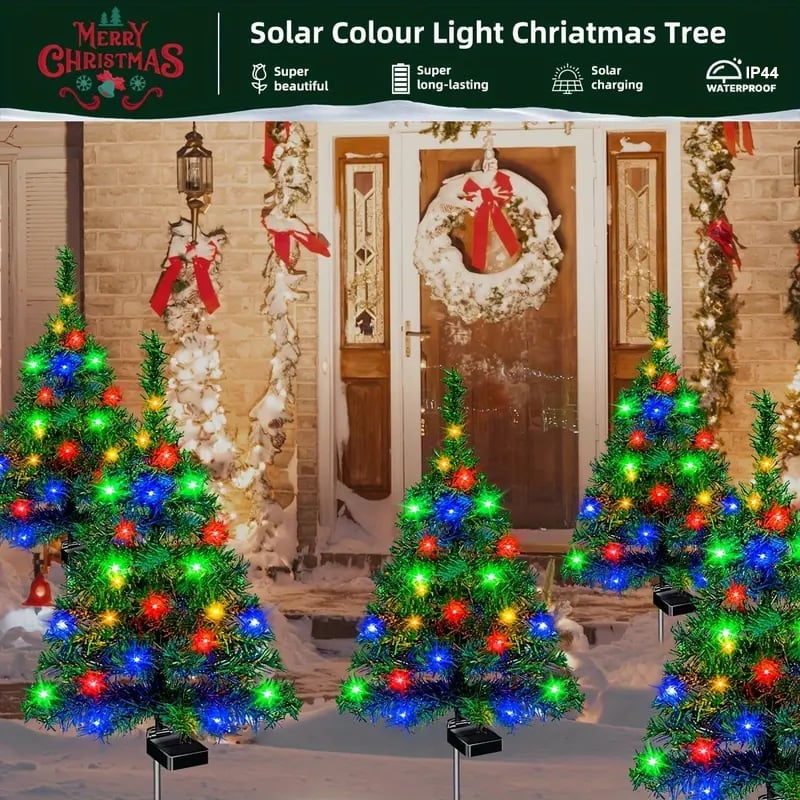 LumiPine – Festive Solar Christmas Tree Lights