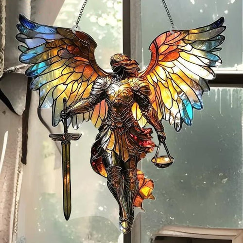 SacredWings - Michael Archangel Stained Ornament