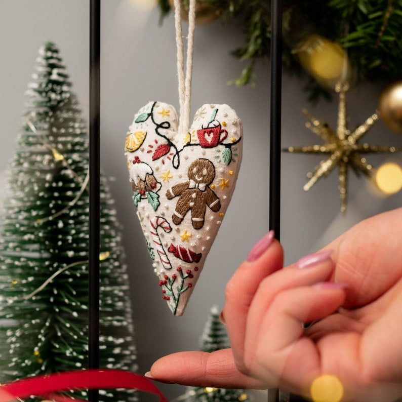 MerryStitch – Handcrafted Heart Ornament Kit