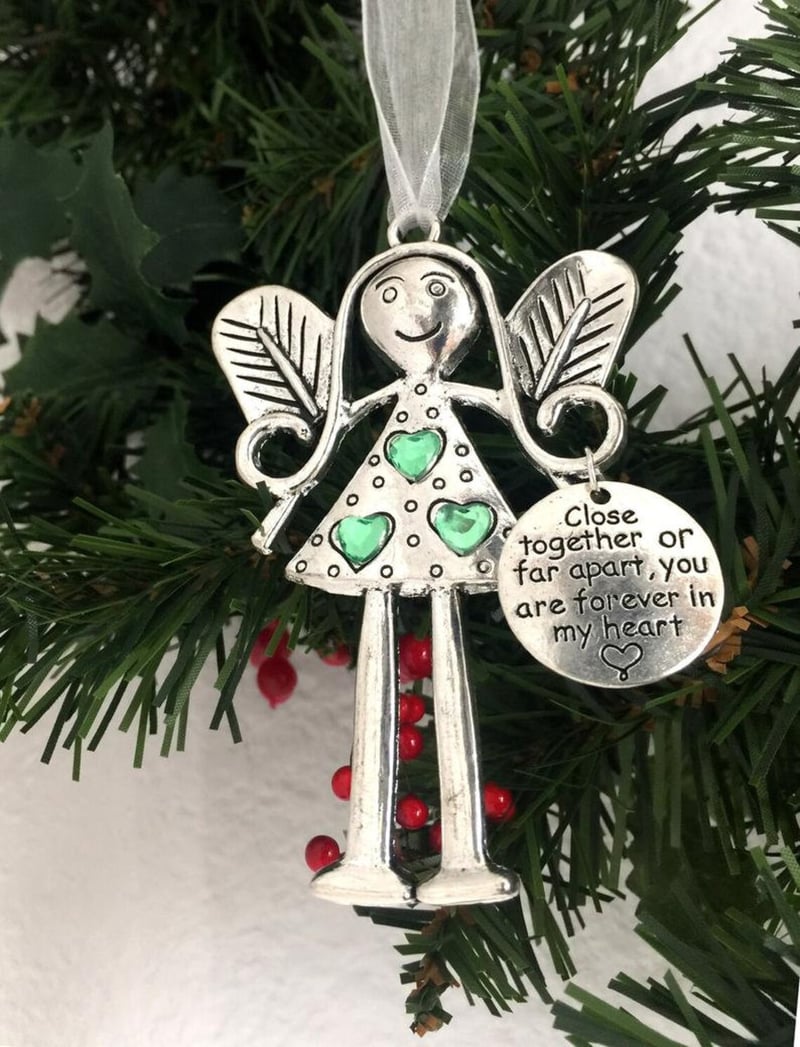 GuardianBond – Angel Friendship Ornament