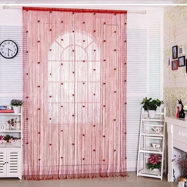 RoseDrape – Floral Tassel Curtain