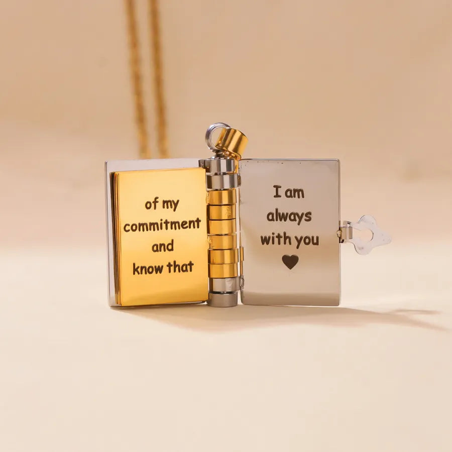 LoveChapter – Sentimental Book Necklace for Daughter