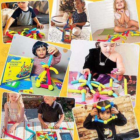 MagniBuild – Creative Magnetic Sticks Building Set