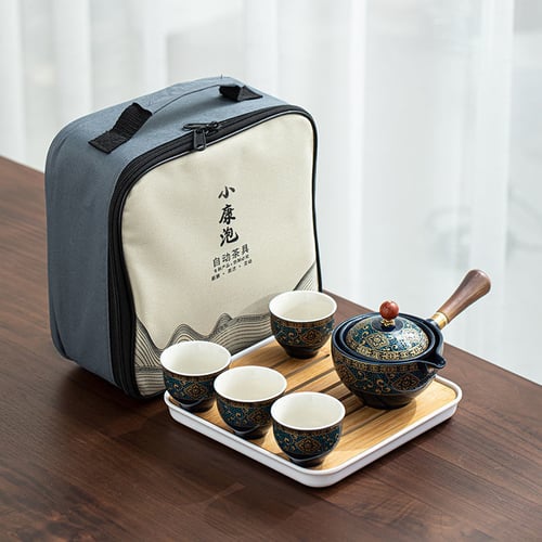 TeaGlide – 360° Rotating Travel Tea Maker Set