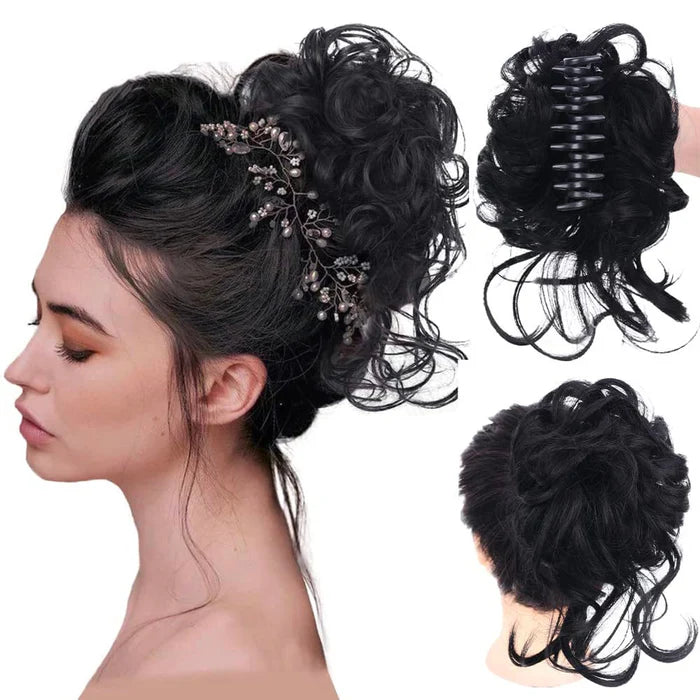 CurlGrip – Large Curly Bun Claw Clips
