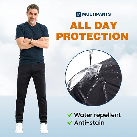 MultiPants – Durable Multi Pocket Stretch Cargo Pants