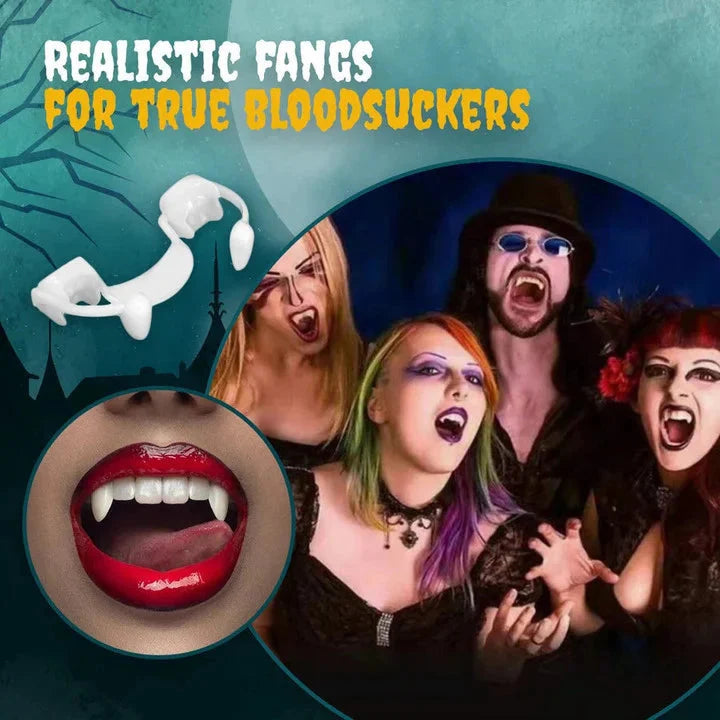 Retractable Halloween Vampire Fangs