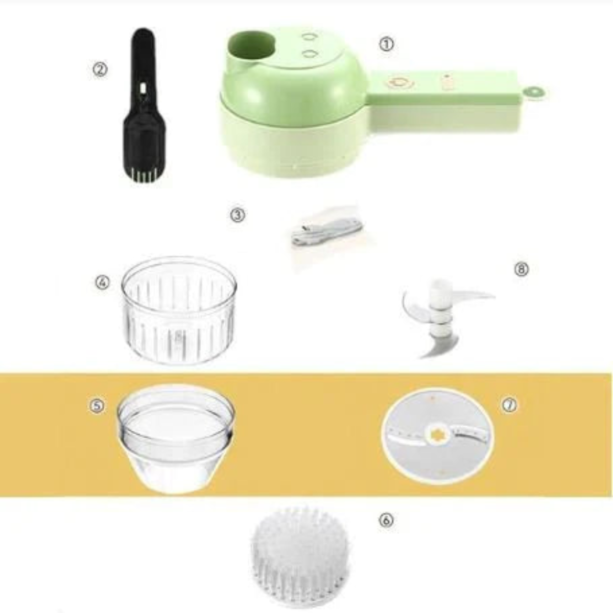 QuickChop – 4-in-One Food Chopper & Slicer