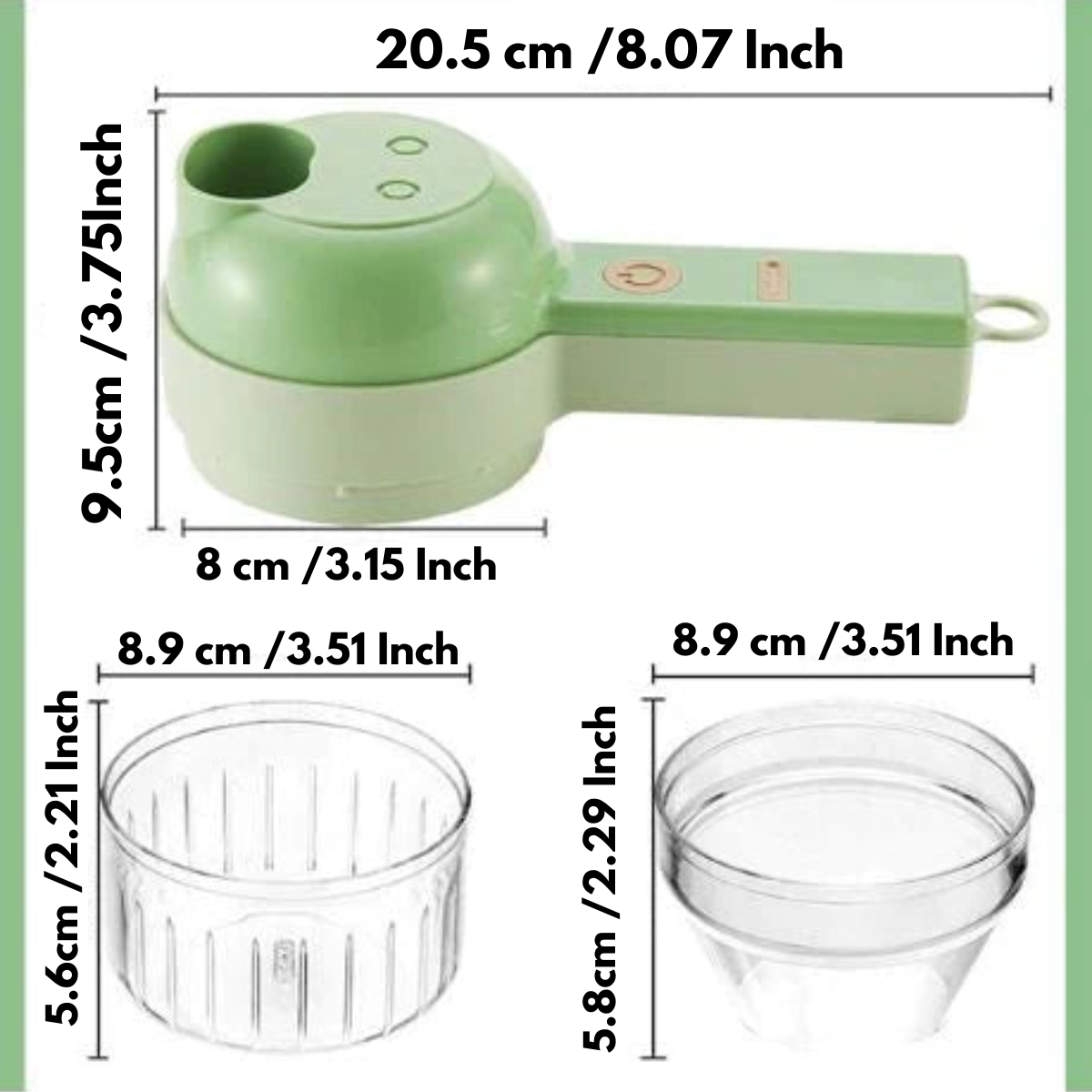 QuickChop – 4-in-One Food Chopper & Slicer