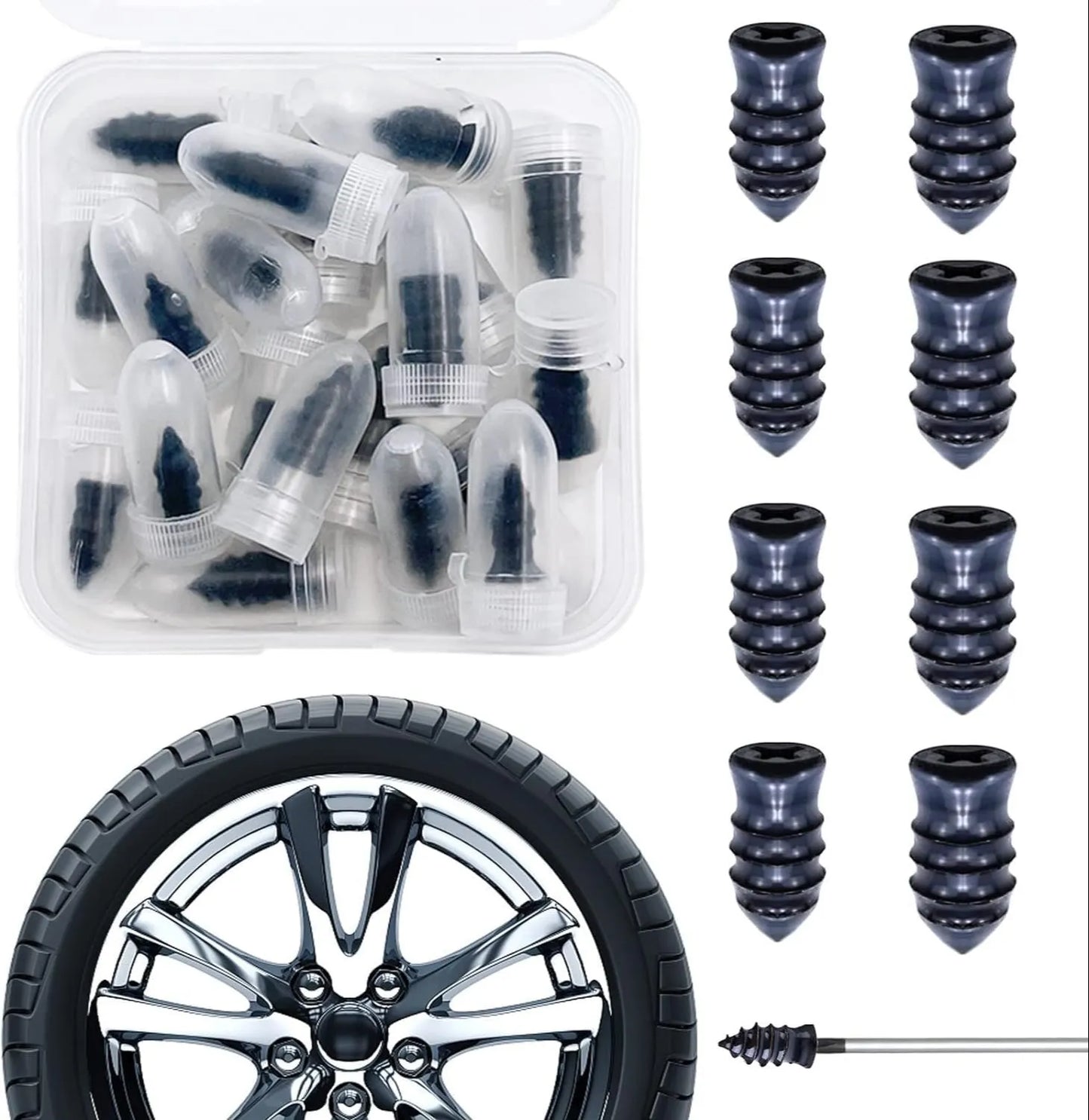 SealNail – Quick Tire Repair Rubber Plug Kit