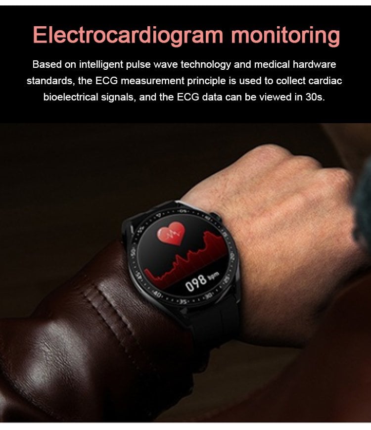 VitaTrack – Blood Glucose Monitoring Bluetooth Watch