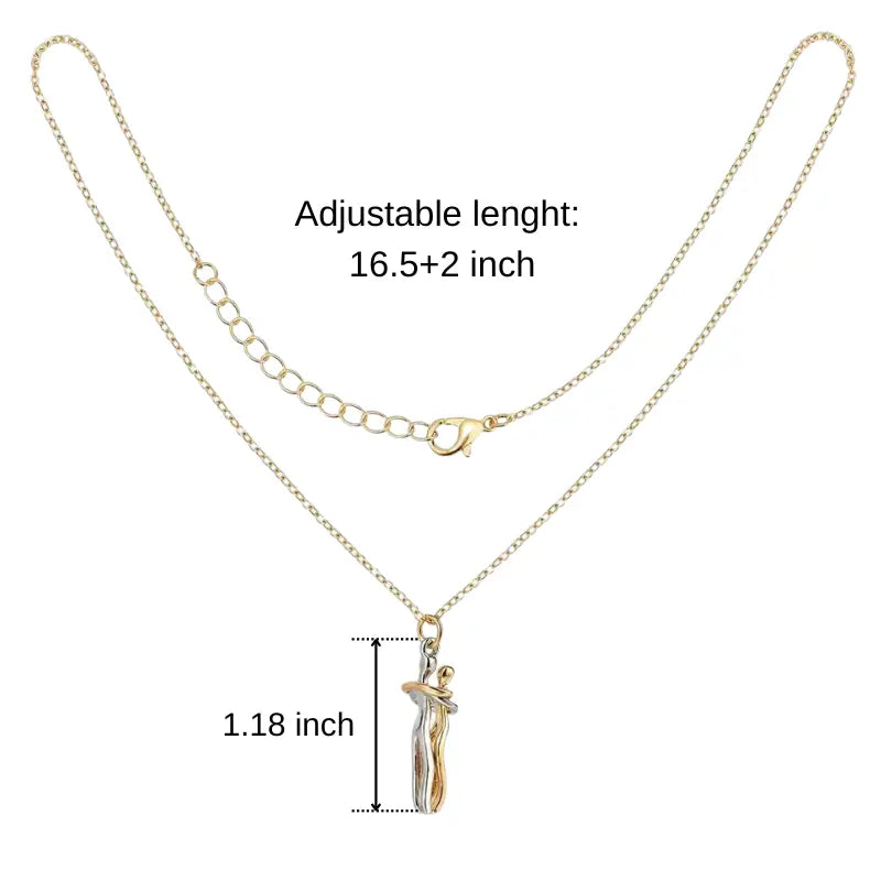 EmbraceJoy – Sentimental Hug Necklace Gift Set
