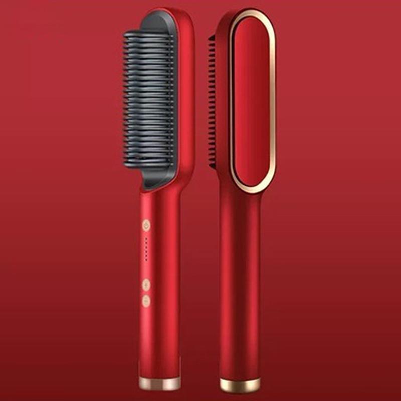 SilkyGlide - Effortless Hair Straightening Brush