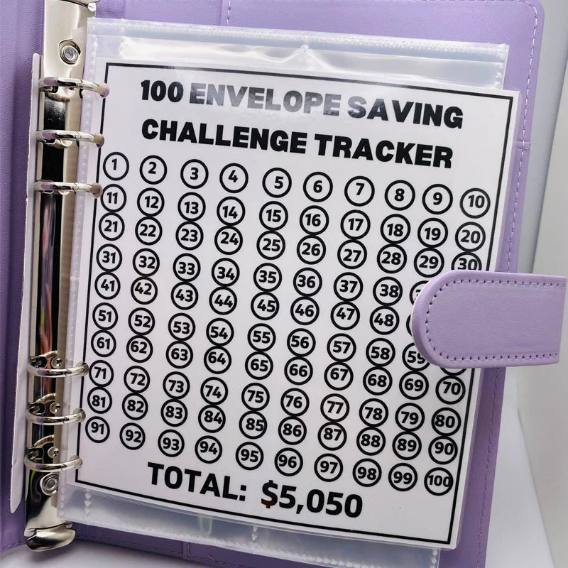MoneyMaster – 100 Envelope Challenge Binder
