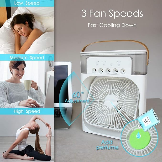 AquaChill – Instant Cool & Moist Air for Personal Comfort