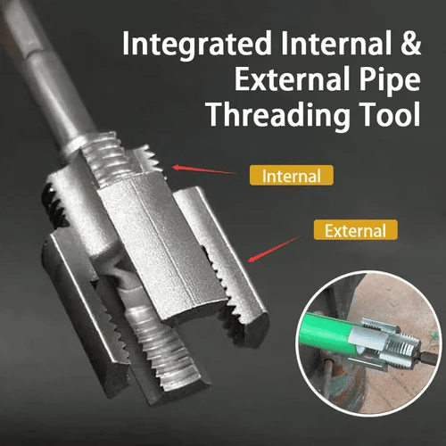 ThreadMaster – Dual Action Pipe Threading Tool