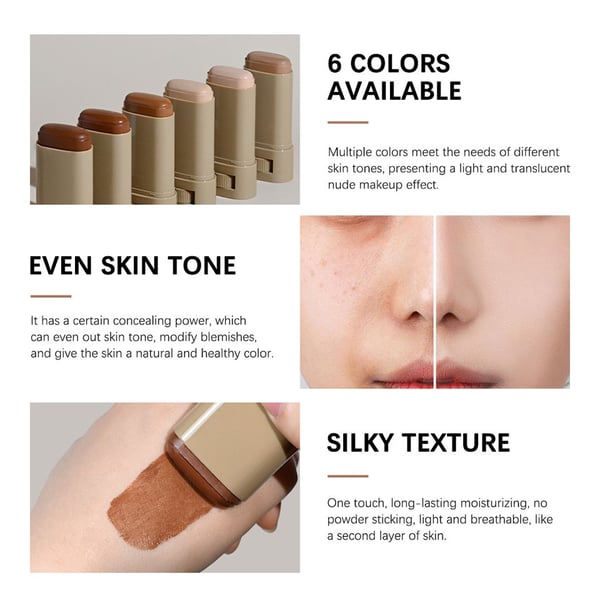 GlowVeil – Serum Infused Skin Tint Stick for Radiant Coverage