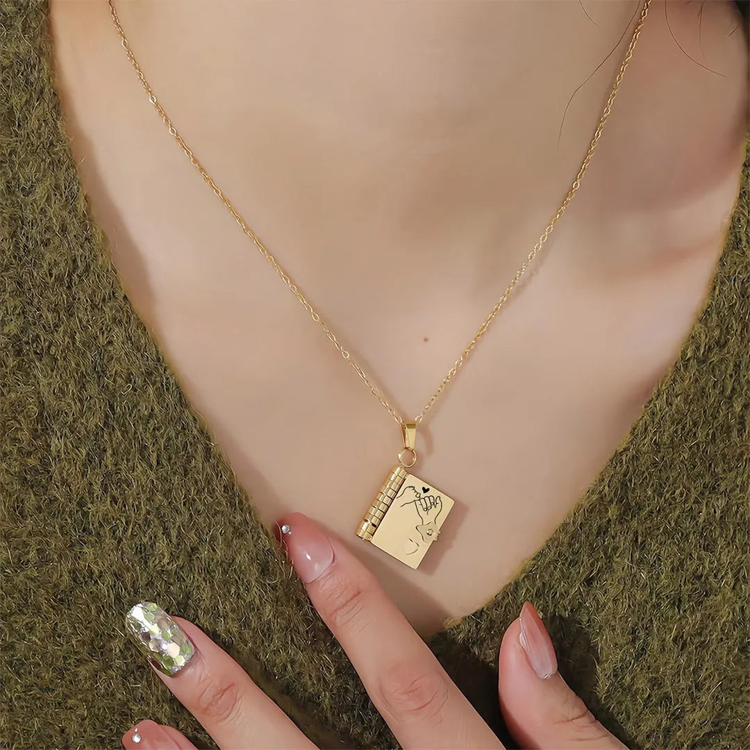 LoveChapter – Sentimental Book Necklace for Daughter