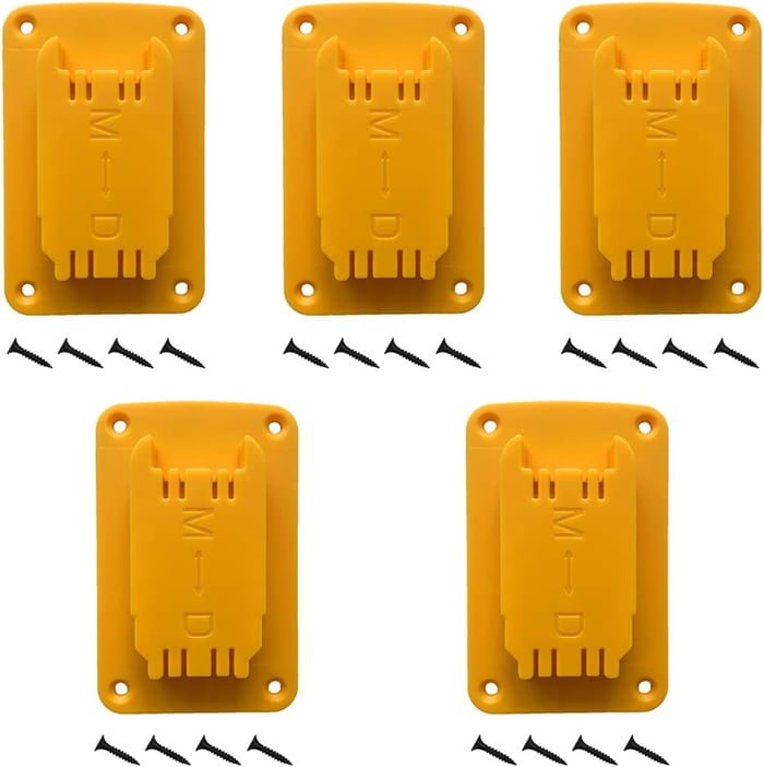 GripBase – 5Pcs Mounting Holders for Power Tool Batteries