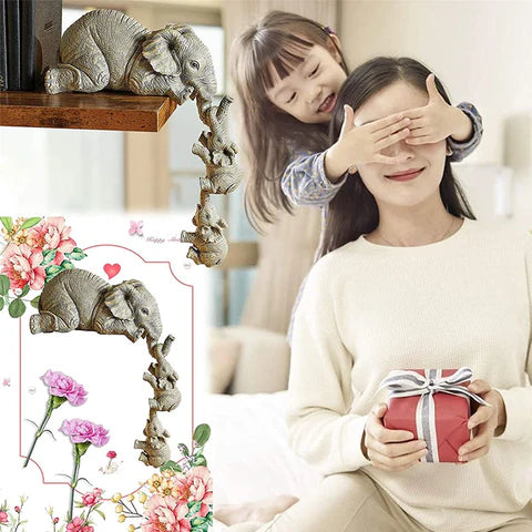 TrunkCharm – Handcrafted Elephant Sitter Decor