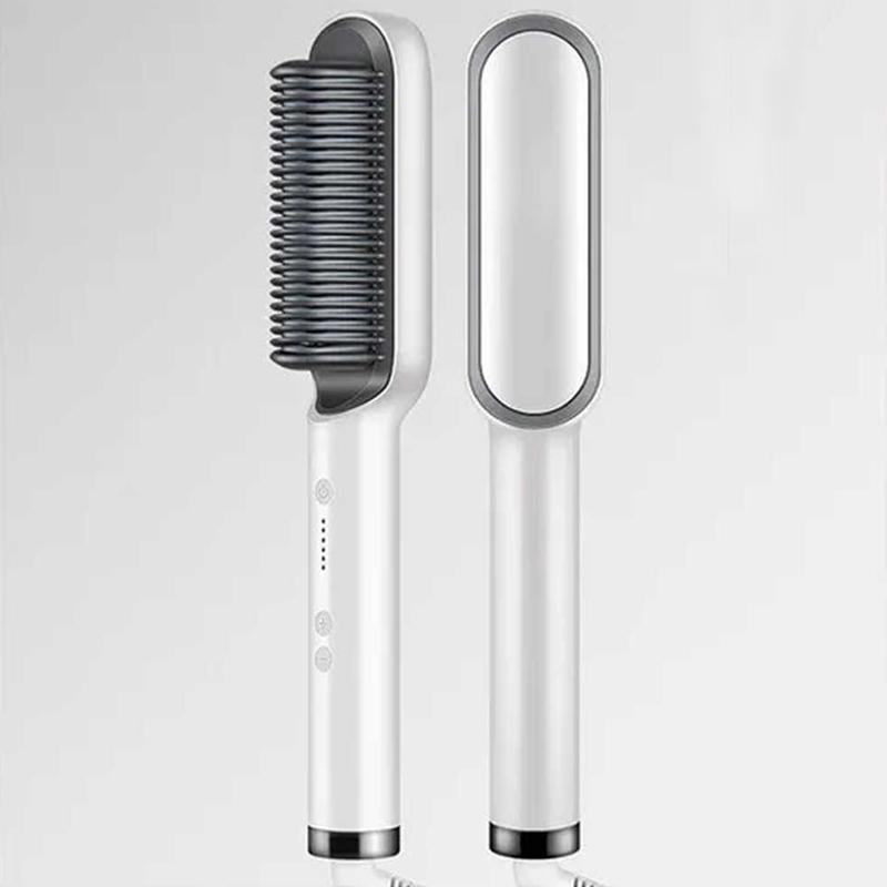 SilkyGlide - Effortless Hair Straightening Brush