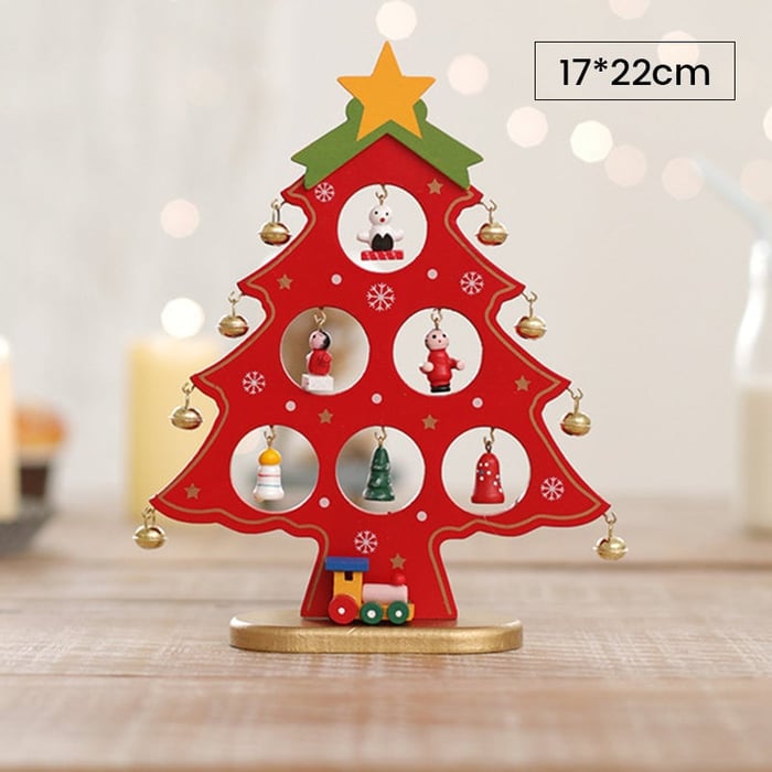 FestiveCraft – DIY Wooden Christmas Tree Decoration Set