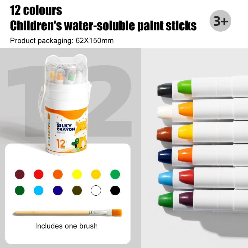 GripNColor – Easy Grip Jumbo Crayons for Little Hands