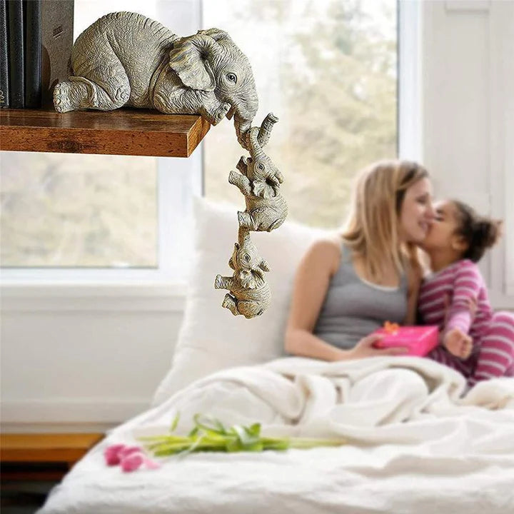 TrunkCharm – Handcrafted Elephant Sitter Decor