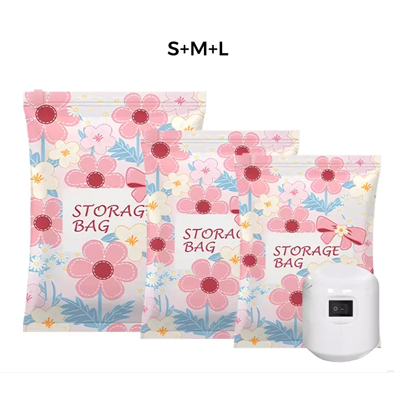 AeroSeal – Space-Saving Vacuum Storage Bags with Electric Pump