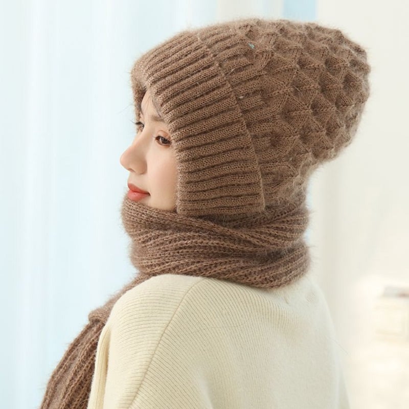 CozyShield – Ear Protecting Winter Scarf Hat