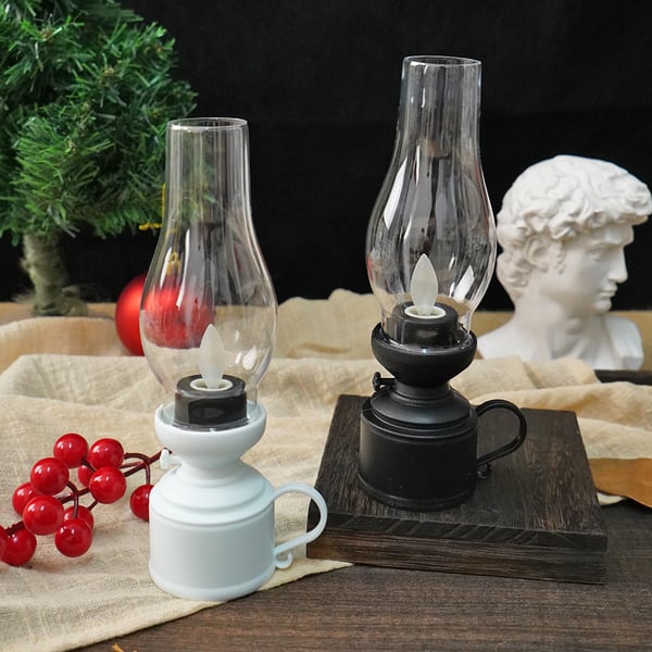 AmberFlame – Retro LED Kerosene Lantern