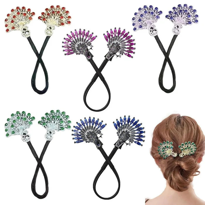 GlamHold – Vintage-Inspired Rhinestone Ponytail Hair Clip