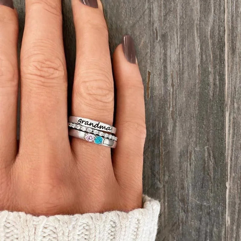 EternaGem – Custom Family Birthstone Ring