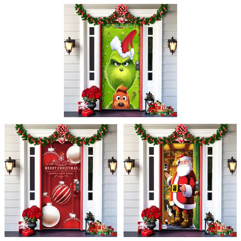 SantaEntry - Quick-Fit Christmas Door Magic Transformation