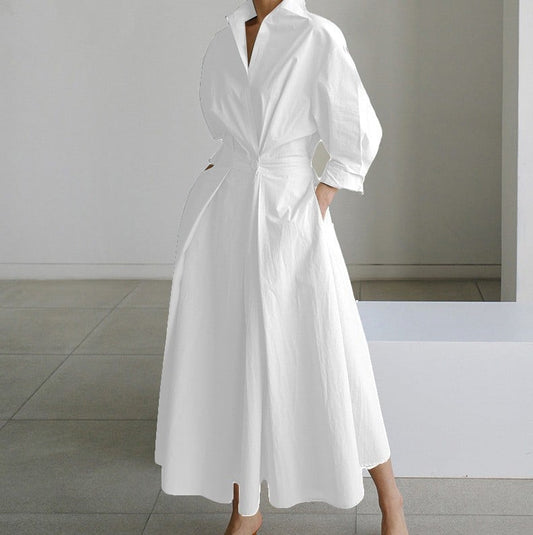 Eleganza - Women’s Cotton Wrap Dress