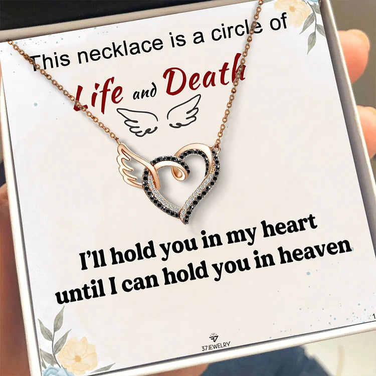 HeavenlyEmbrace – Black Diamond Necklace