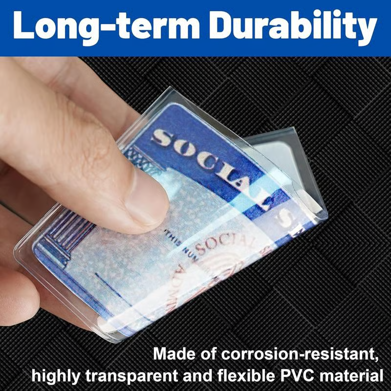 ClearGuard – Premium Social Security Card Protector Sleeves