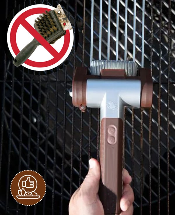 GrillWhiz – Bristle Free Electric Grill Brush