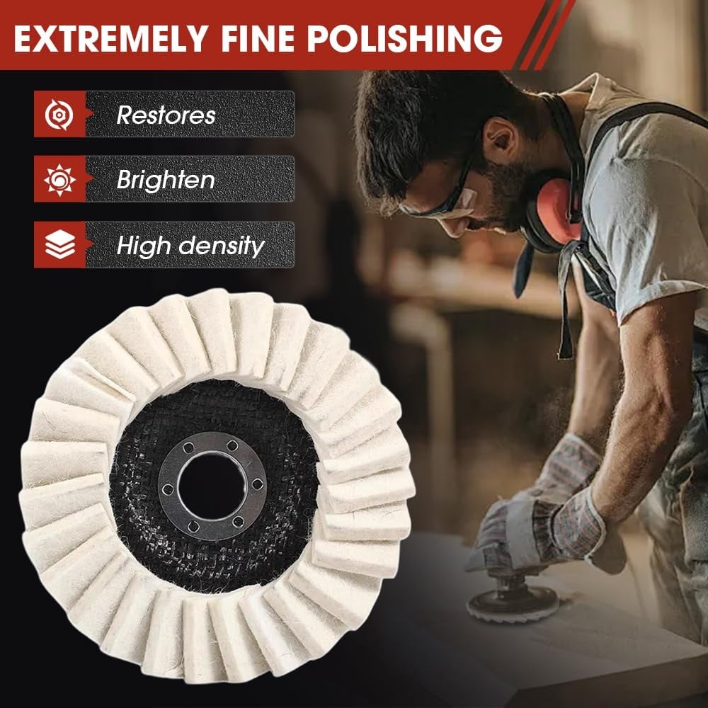 SmoothCraft - High-Resilience Polishing Wheel for Metal & Wood