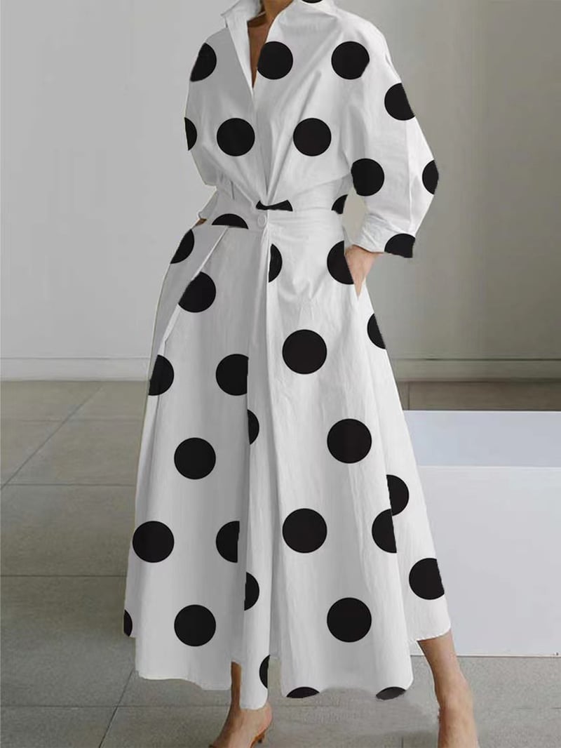 Eleganza - Women’s Cotton Wrap Dress