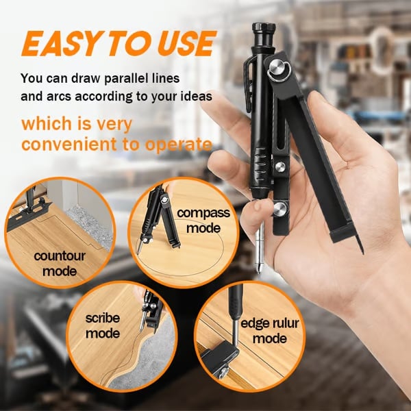 BuildMark – Multifunctional Construction Pencil Tool
